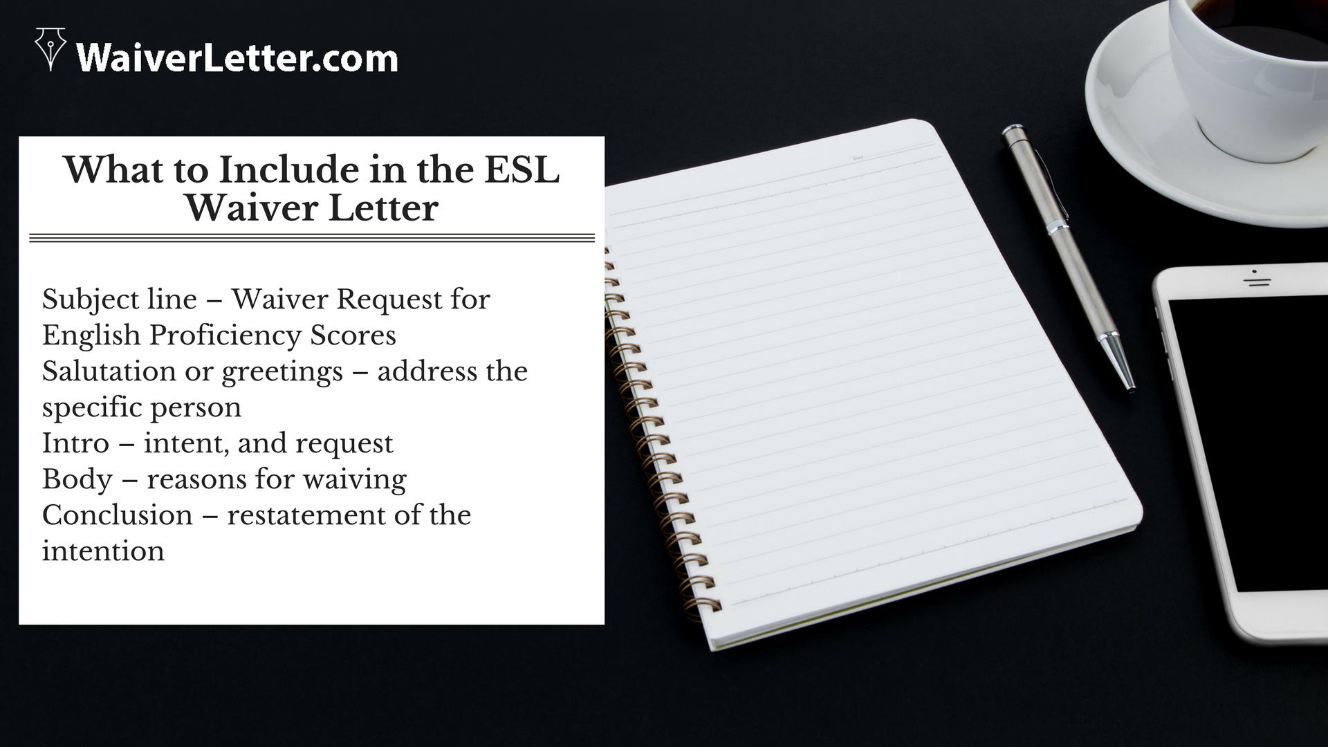 Check Our Inspiring & Reliable English Waiver Letter Sample