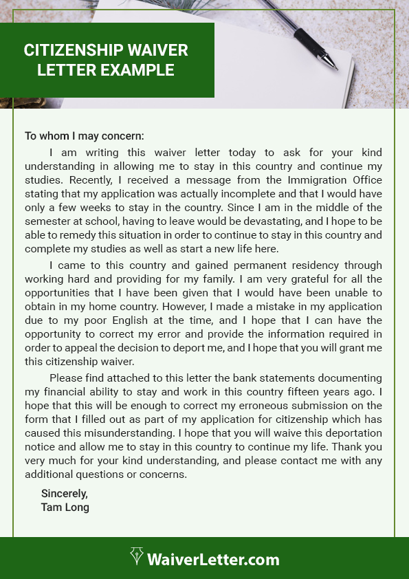 cover letter for citizenship application uk