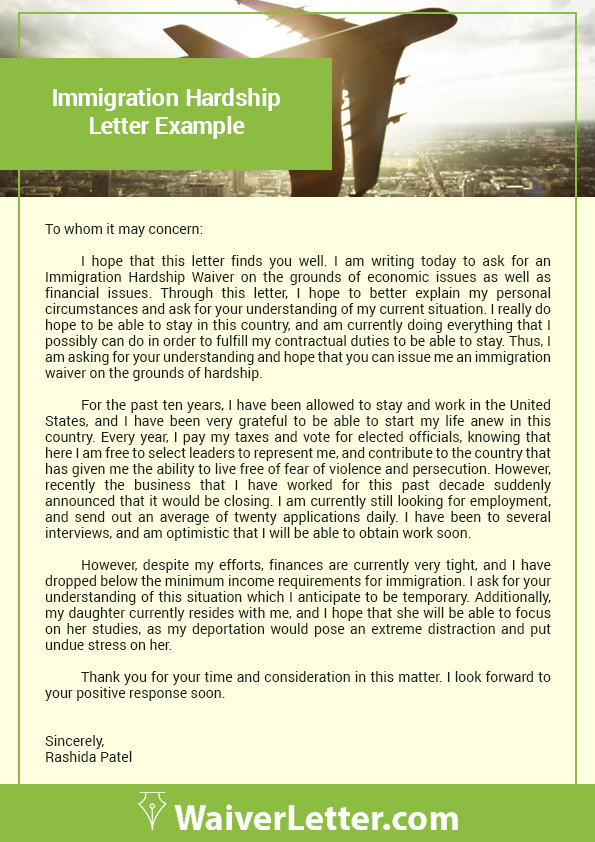 how-to-write-an-immigration-waiver-letter-free-samples